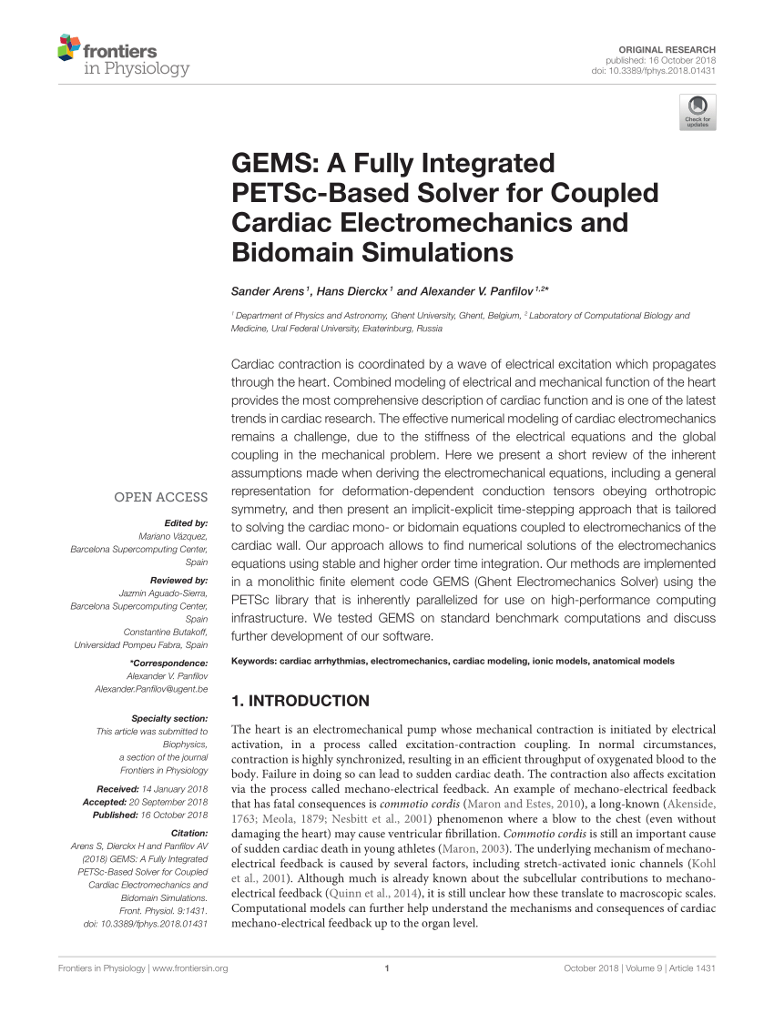 PDF) GEMS: A Fully Integrated PETSc-Based Solver for Coupled ...