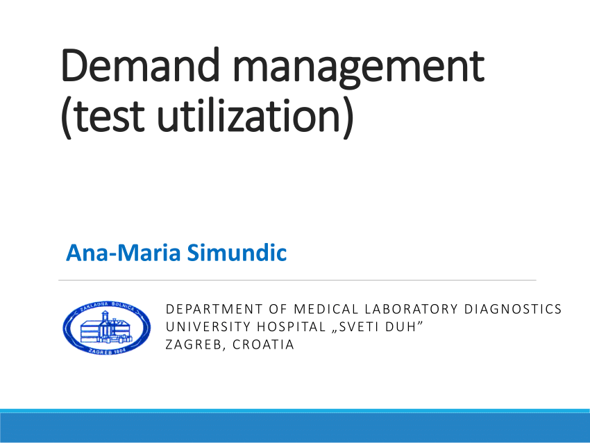 (PDF) Demand management (test utilization)