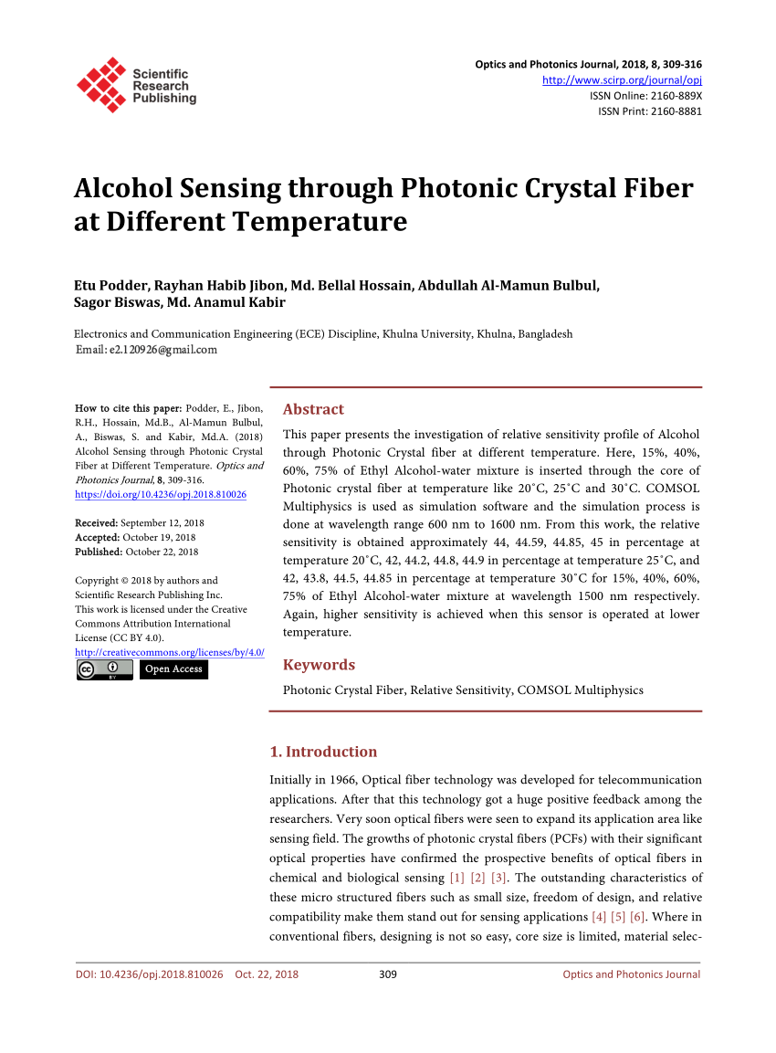 Pdf Design And Optimization Of Photonic Crystal Fiber With Improved -!    pdf design and optimization of photonic crystal fiber with im!   proved optical characteristics