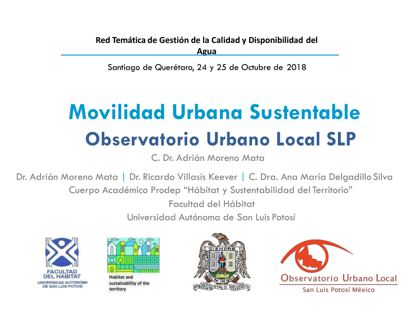 (PDF) Movilidad Urbana Sustentable en Ciudades Mexicanas