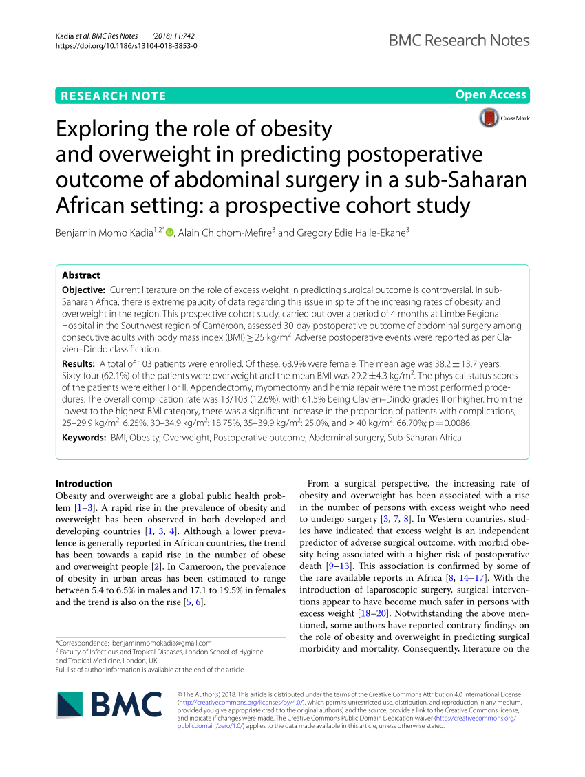 obesity related dissertation