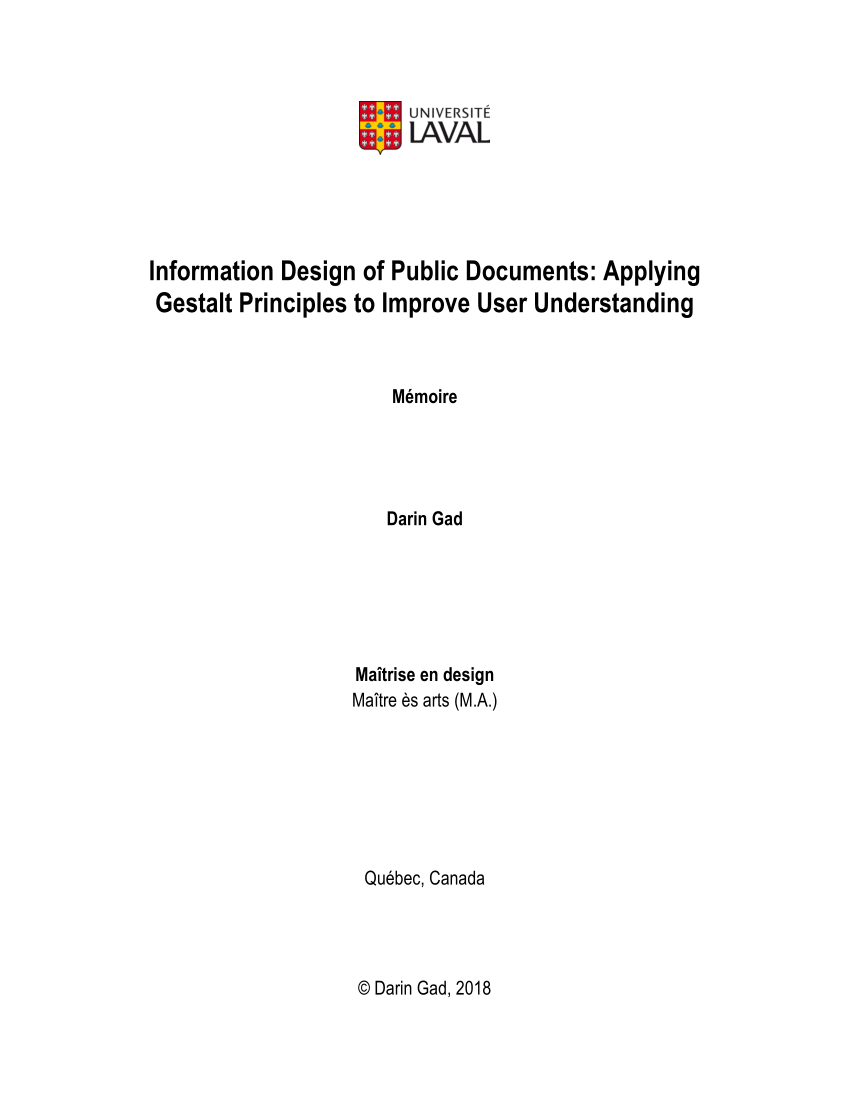 PDF) Information Design of Public Documents: Applying Gestalt ...