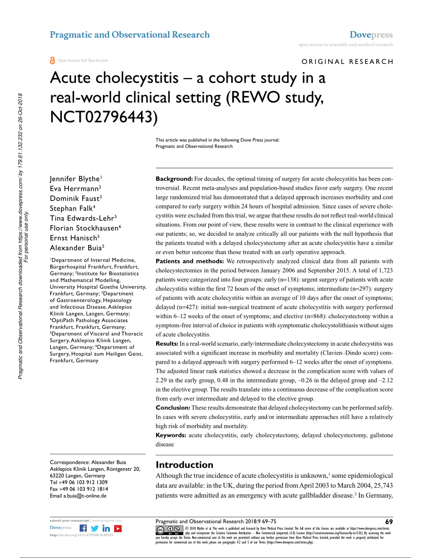 cholecystitis case study pdf