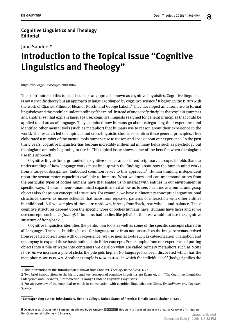 phd dissertation in cognitive linguistics