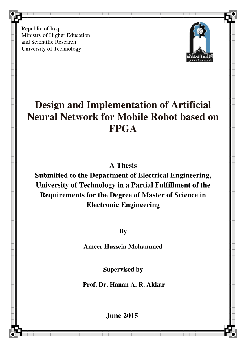 fpga master thesis