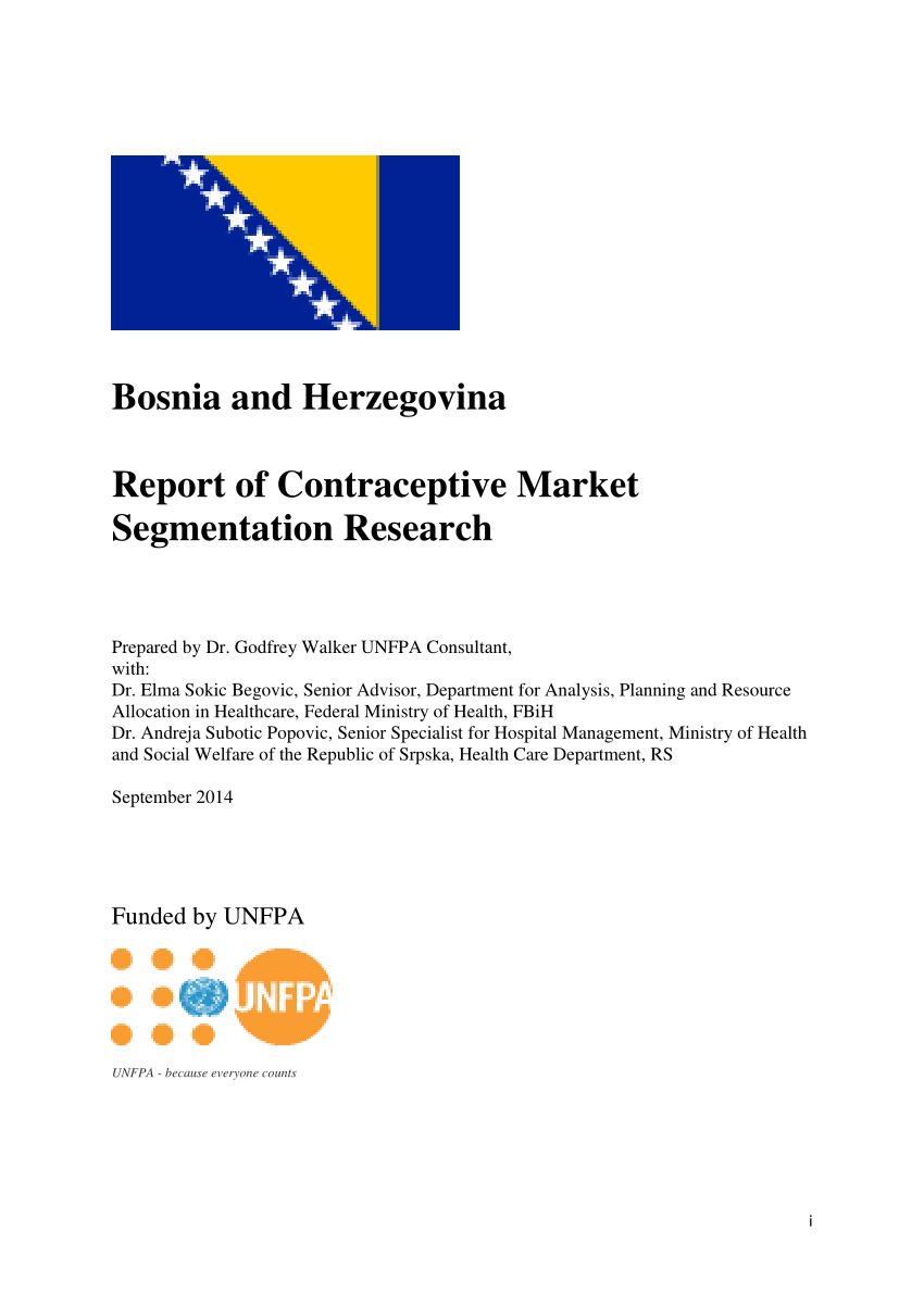 Pdf Report Of Contraceptive Market Segmentation Research - 