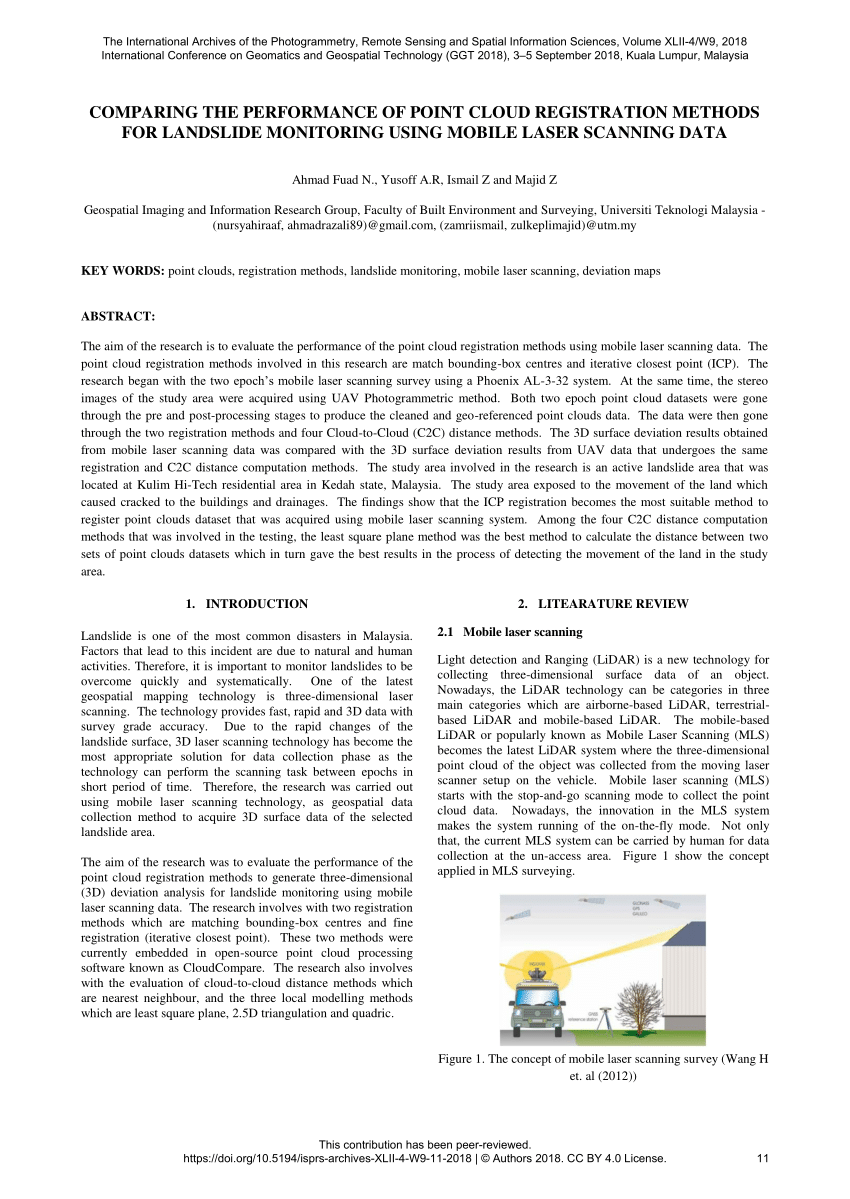 PDF) A comparison of reverse projection and laser scanning