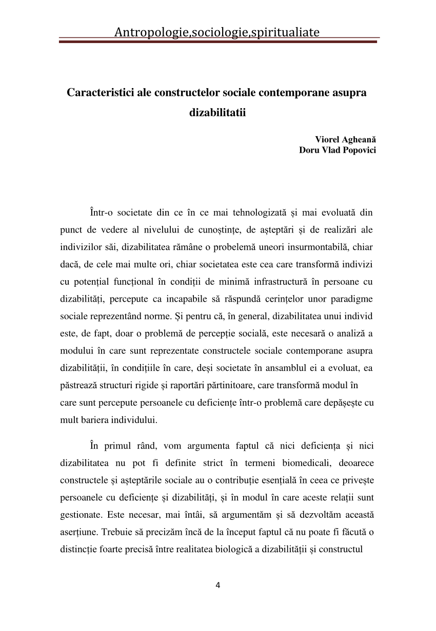 unforgivable make you annoyed Feat PDF) Caracteristici ale constructelor sociale contemporane asupra  dizabilitatii
