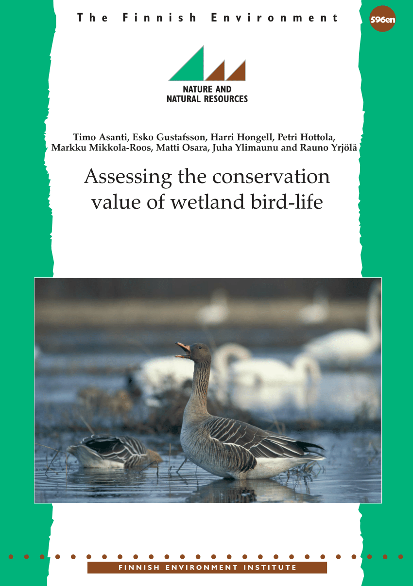 PDF) Assessing the conservation value of wetland bird-life