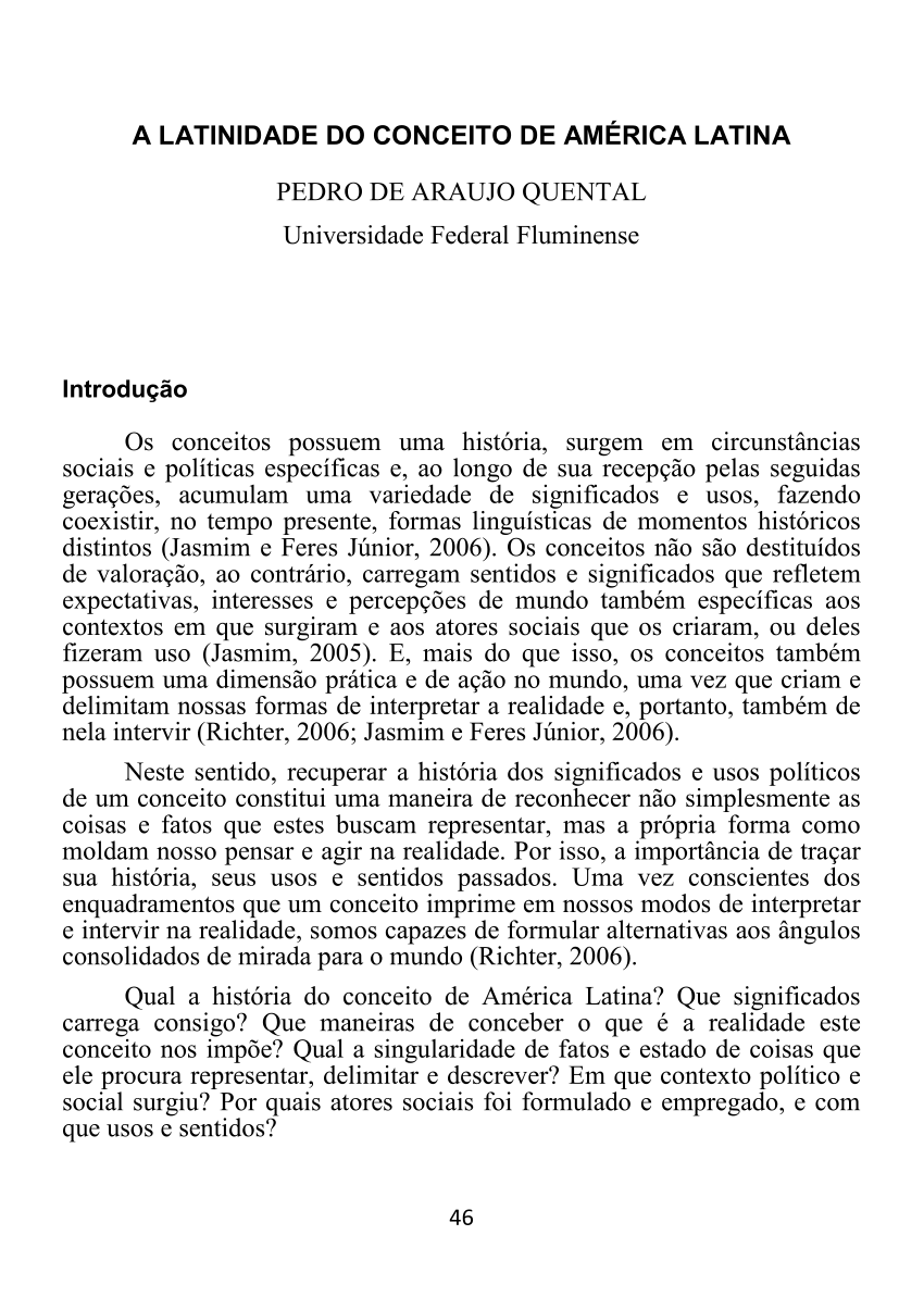 PDF) A história do conceito de Latin America nos Estados Unidos