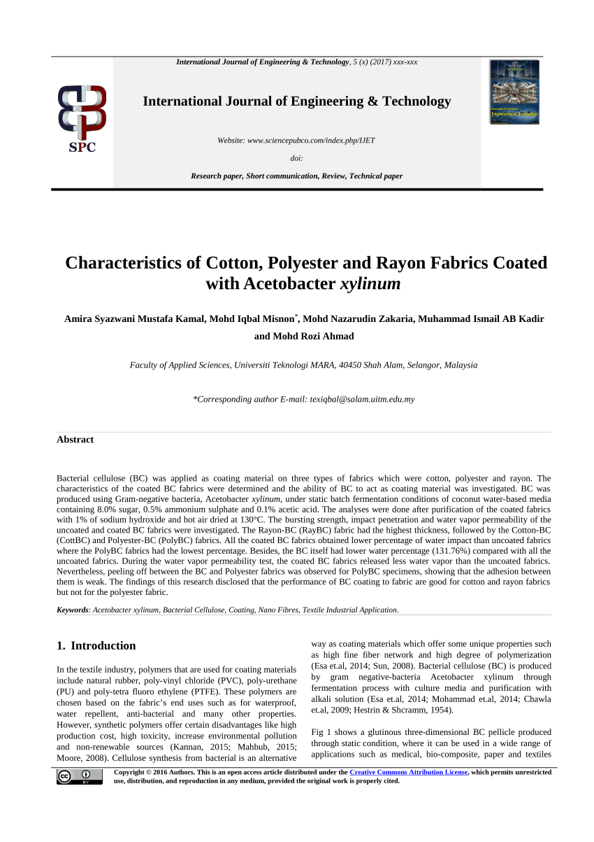 Pdf Characteristics Of Cotton Polyester And Rayon Fabrics Coated With Acetobacter Xylinum,Brick Driveway Ideas