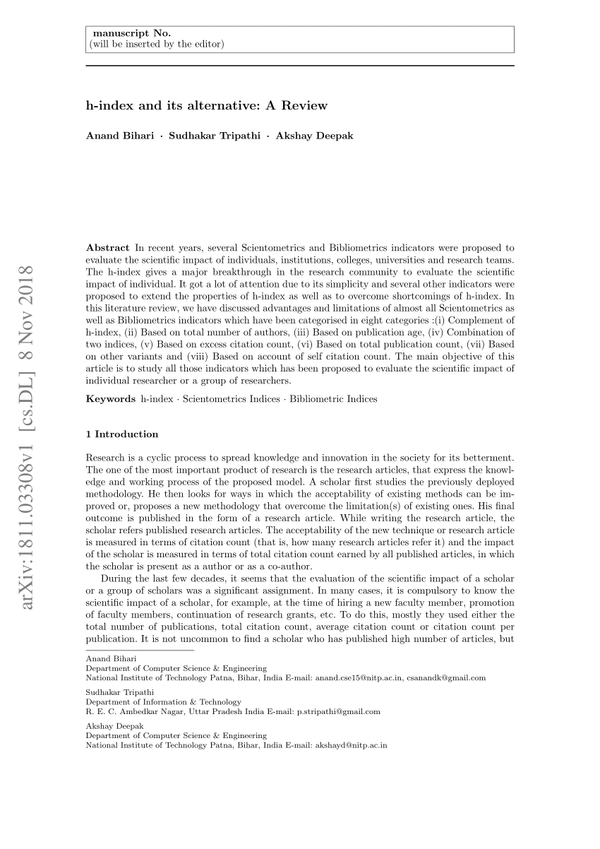 Current index: A Proposal for a dynamic rating system for researchers -  Fiala - 2014 - Journal of the Association for Information Science and  Technology - Wiley Online Library