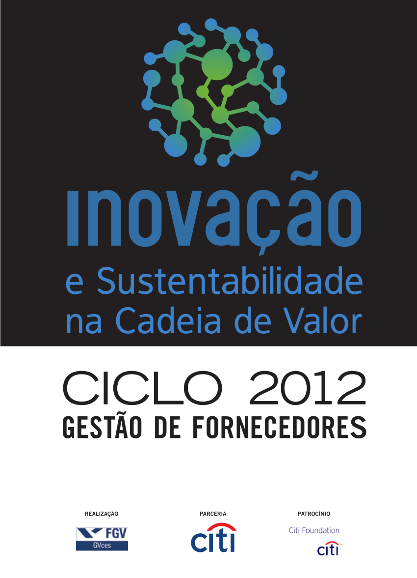 Pdf Inovacao E Sustentabilidade Na Cadeia De Valor Ciclo 2012