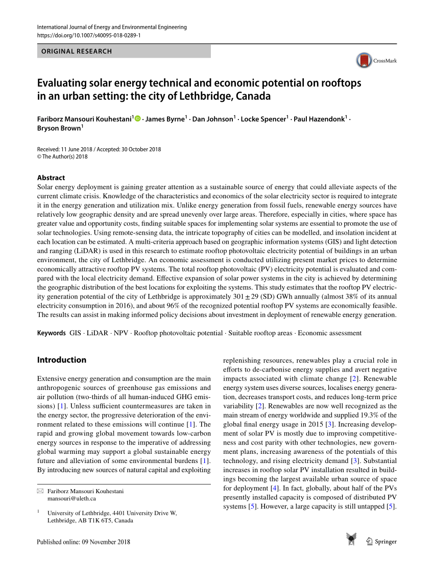 Sustainability Free Full Text Environmental Impacts On The Performance Of Solar Photovoltaic Systems Html