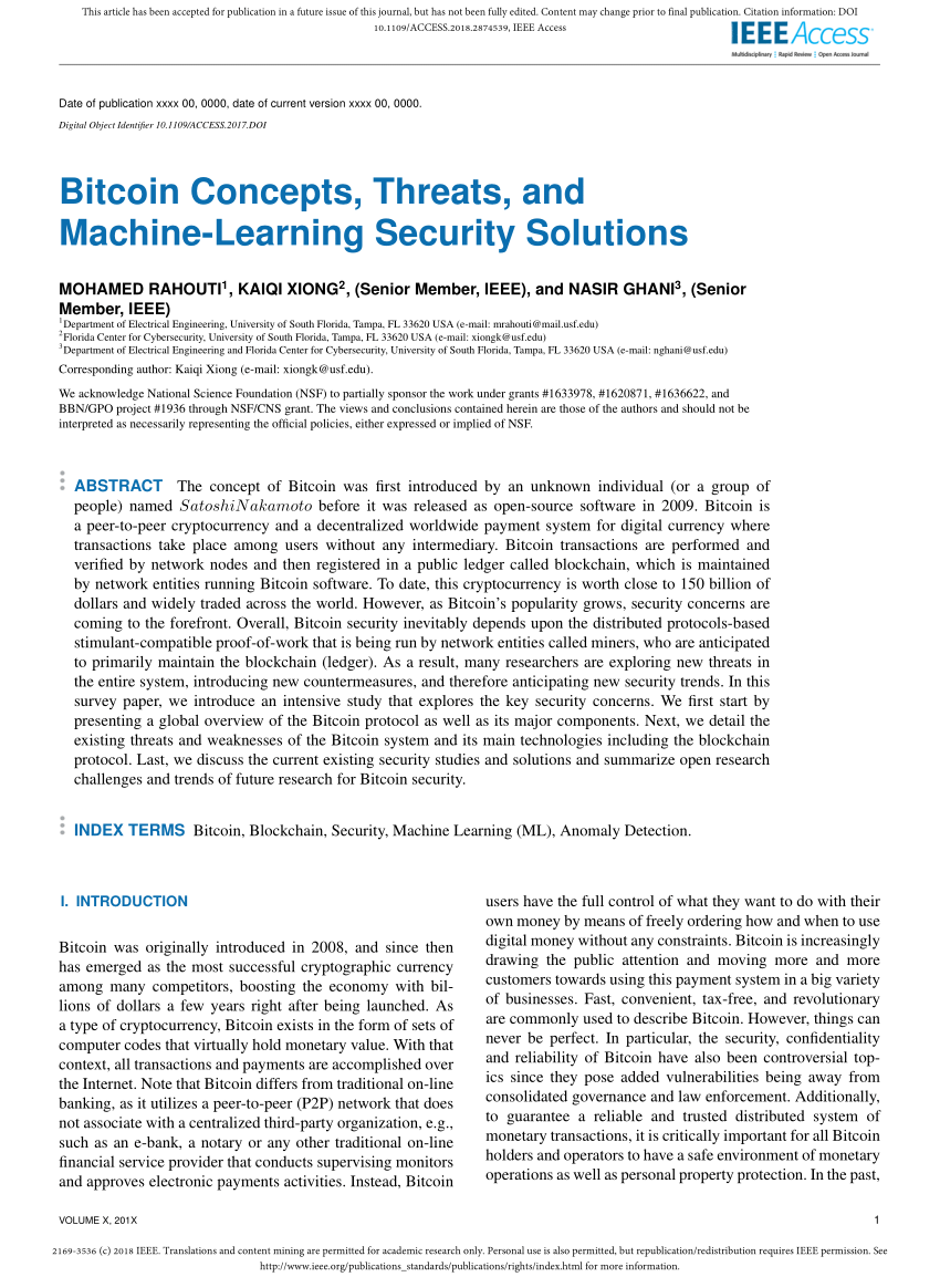 scholarly articles on bitcoin