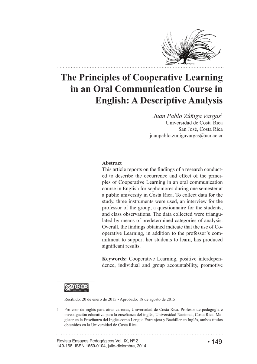 thesis about cooperative learning