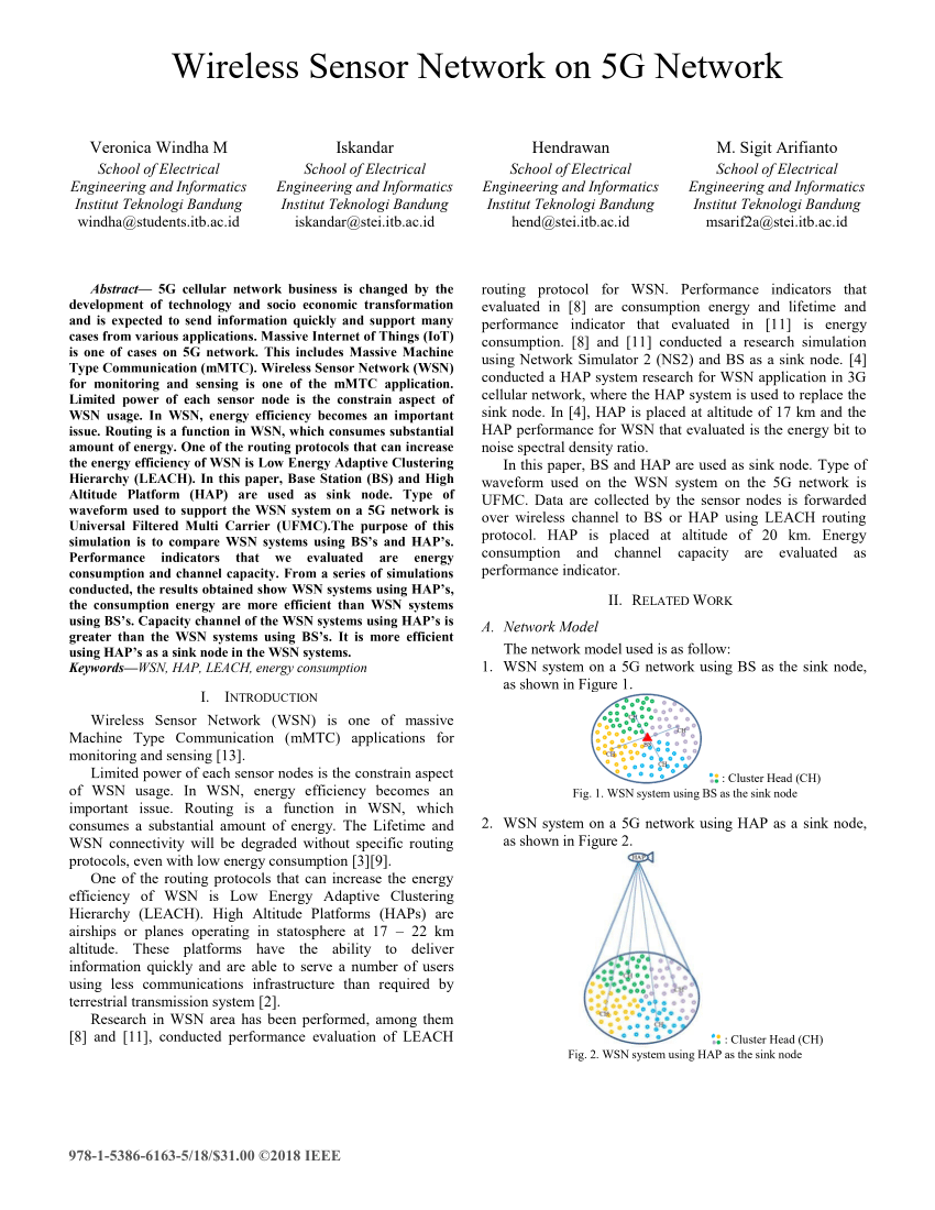research paper on wireless sensor network
