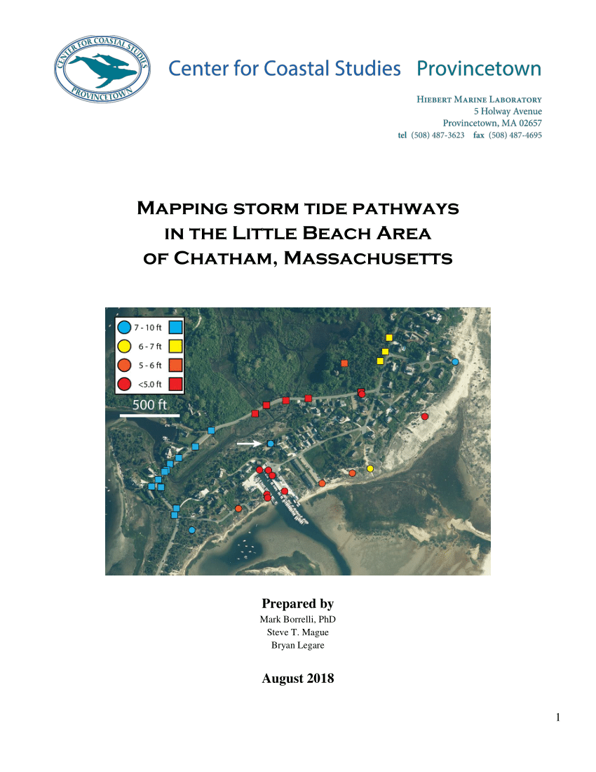 (PDF) Mapping storm tide pathways in the Little Beach Area of Chatham