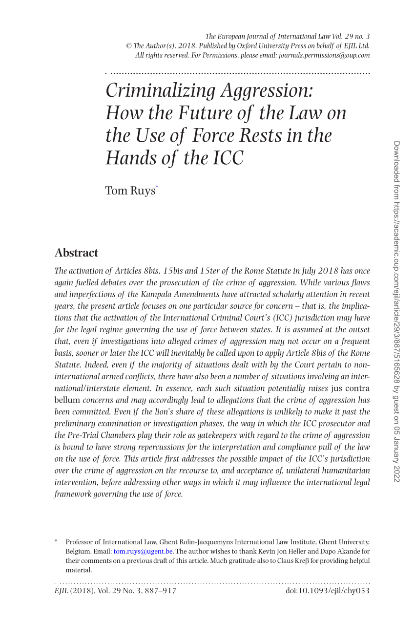 Ukraine's Involvement in Cross-Border Raids by Russian Paramilitary Groups:  Illegal Use of Force and Intervention or Lawful Self-Defence? – EJIL: Talk!