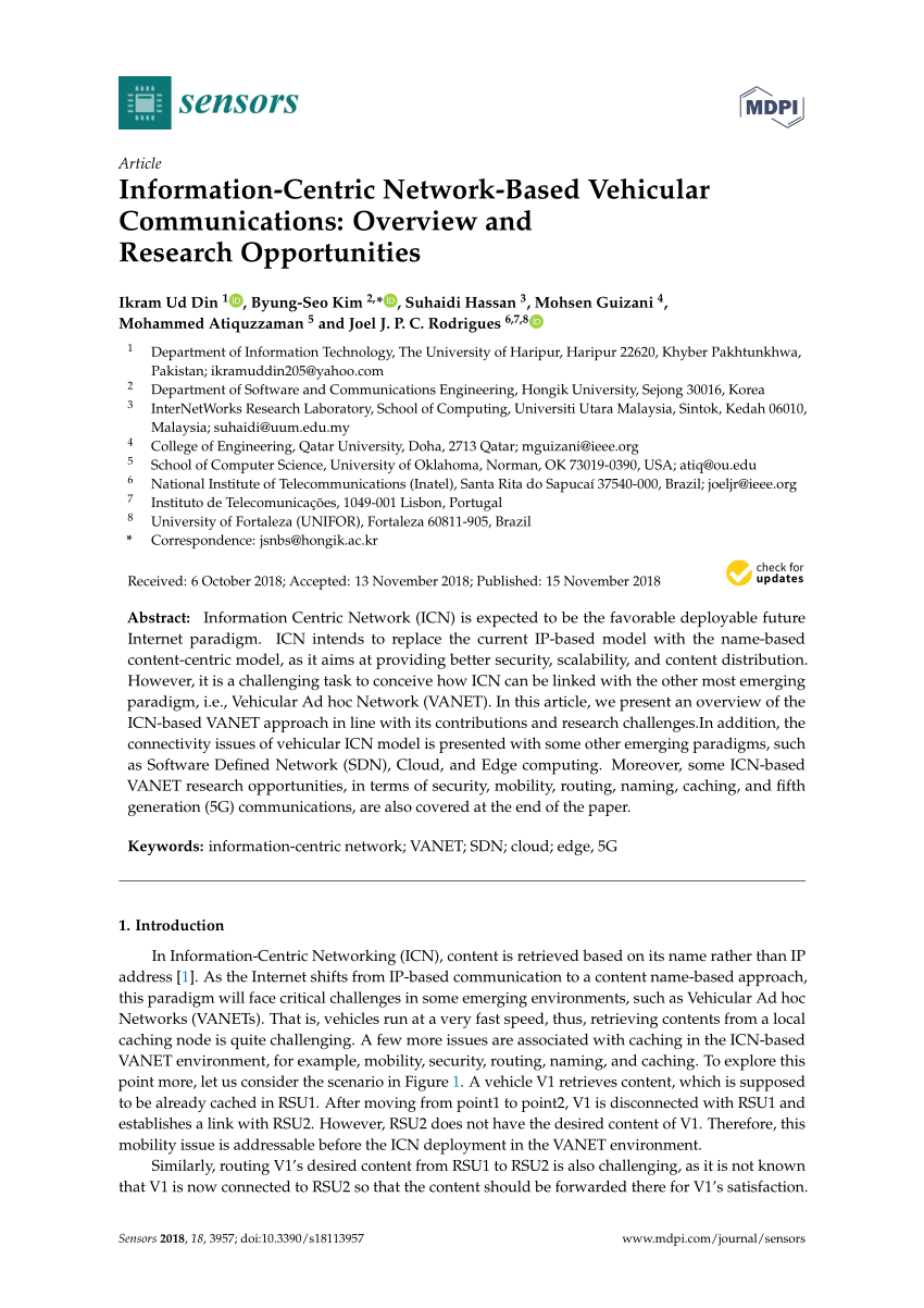 research papers on vehicular communication