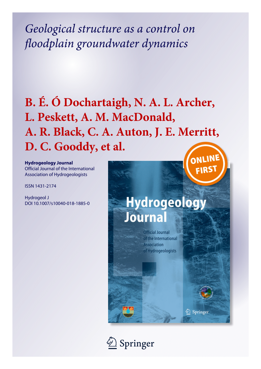 Pdf Geological Structure As A Control On Floodplain Groundwater Dynamics