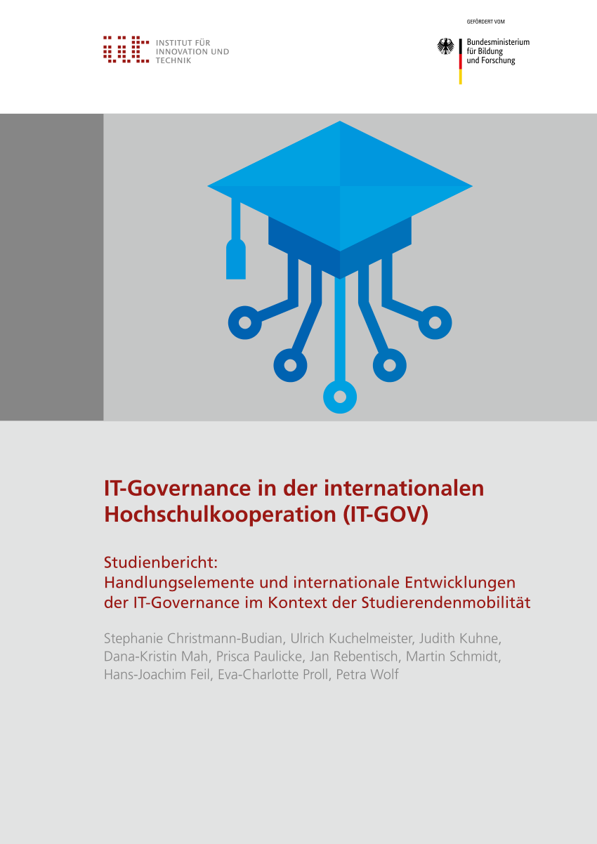 Pdf It Governance In Der Internationalen Hochschulkooperation It
