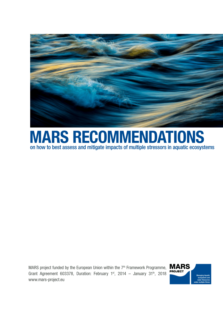 Pdf Mars Recommendations On How To Best Assess And Mitigate