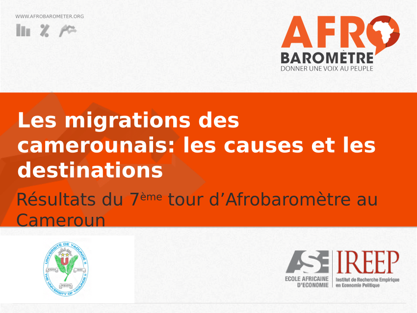 (PDF) Les migrations des camerounais les causes et les destinations