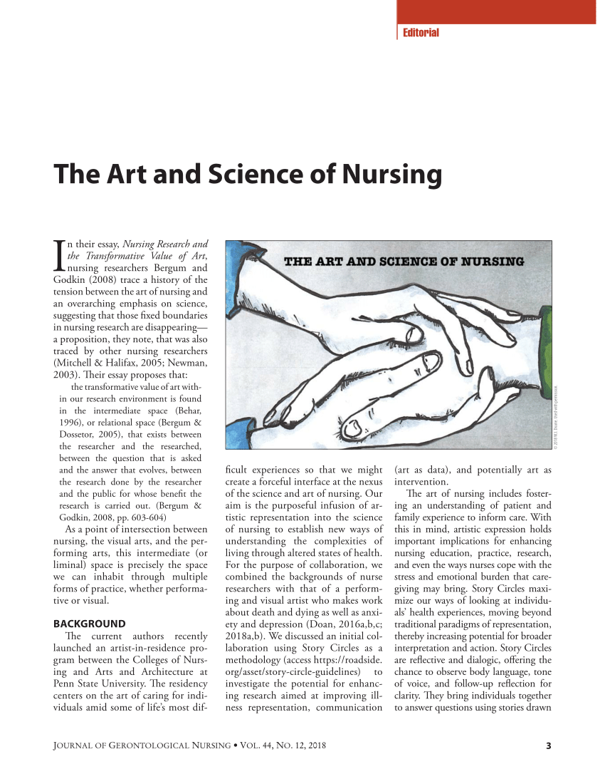 art of nursing essay