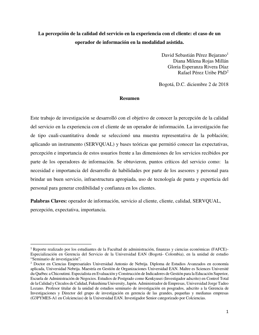 (PDF) PERCEPCIÓN DE LA CALIDAD DEL SERVICIO.ff