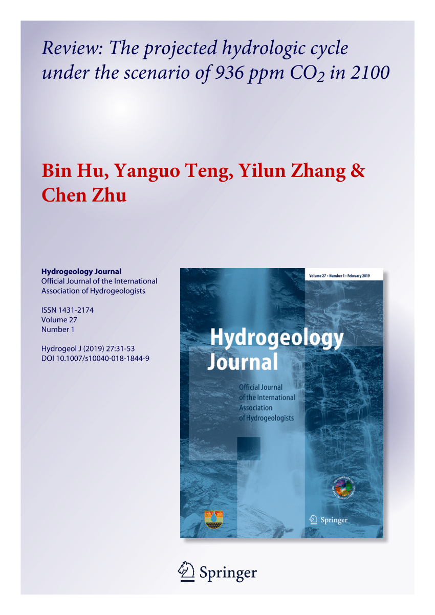 Pdf The Projected Hydrologic Cycle Under The Scenario Of 936 Ppm Co 2 In 2100 A Synthesis