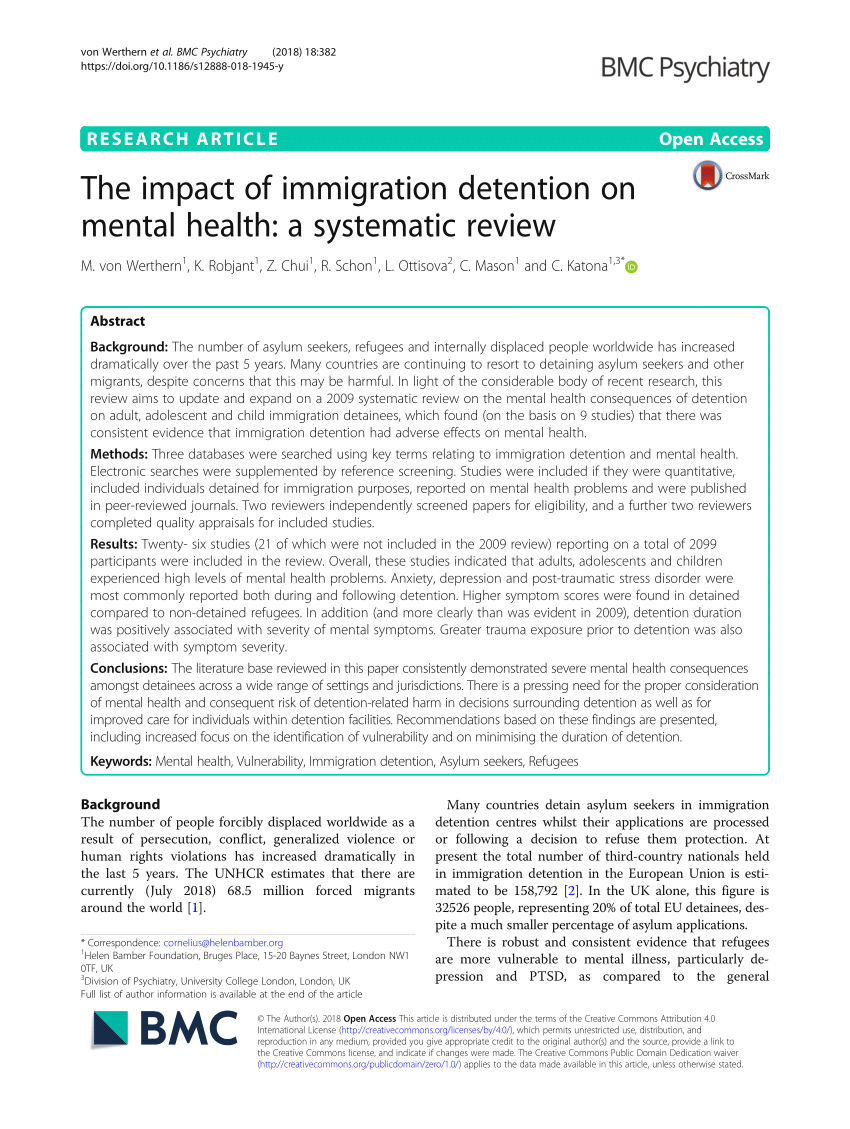 literature review on immigration
