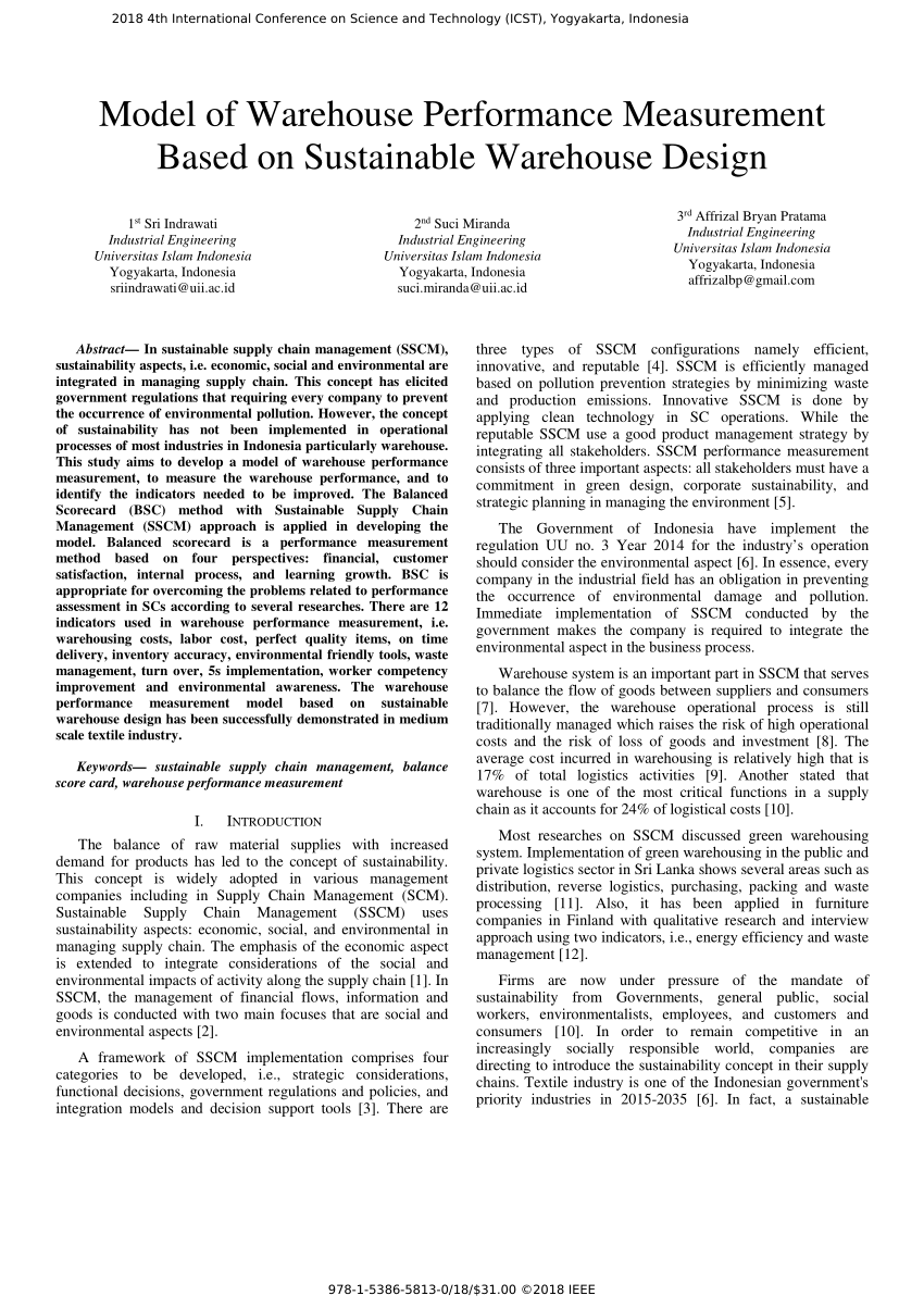 research on warehouse design and performance evaluation a comprehensive review