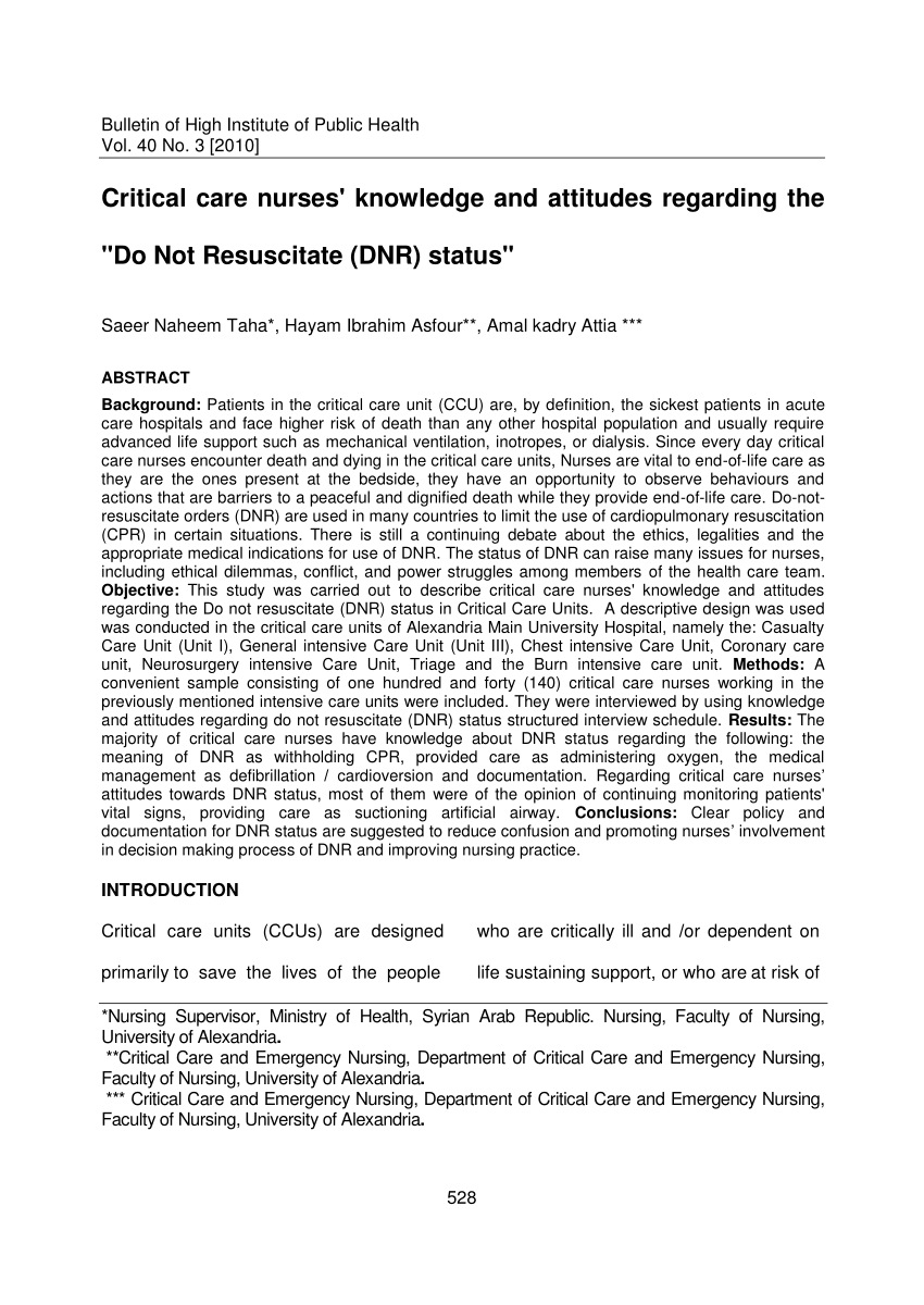 Cardiopulmonary Resuscitation Knowledge Among Nurses Working In - cardiopulmonary resuscitation knowledge among nurses working in bahrain request pdf