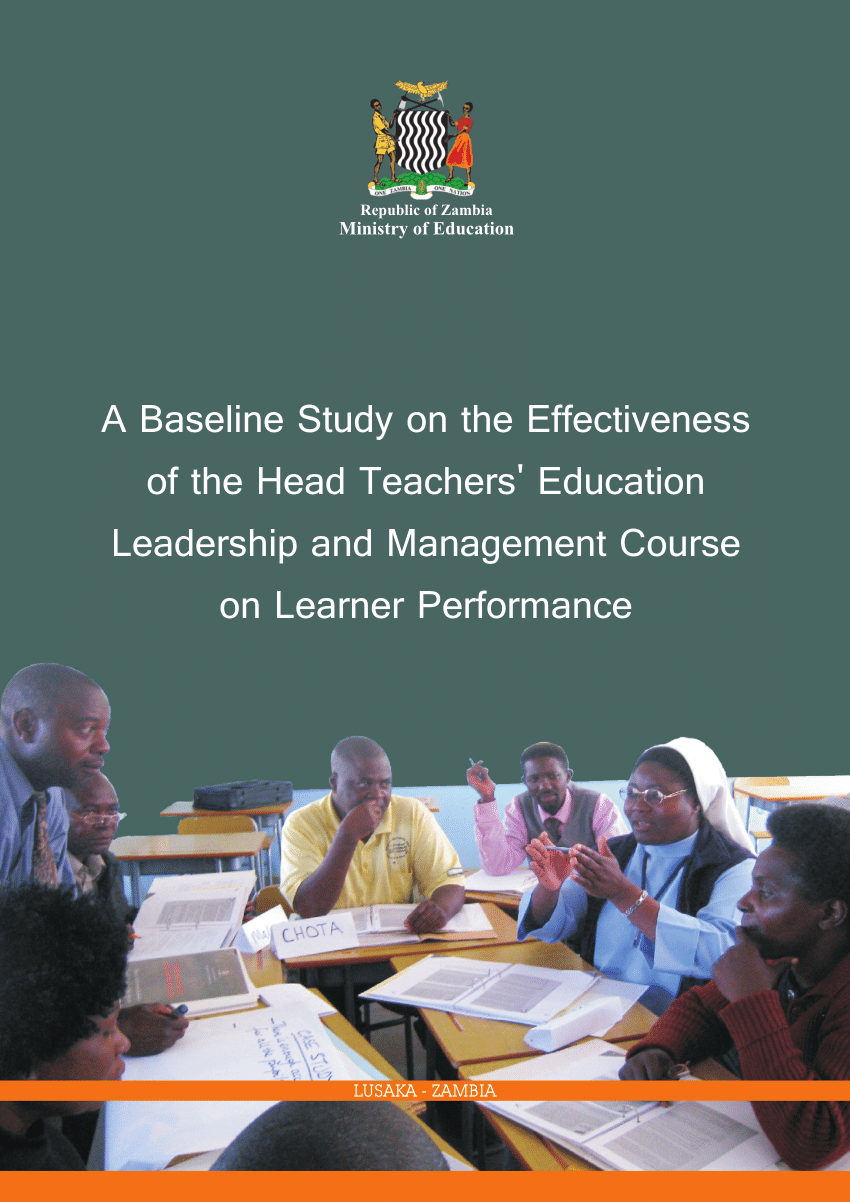 (PDF) A Baseline Study on the Effectiveness of the Head Teachers