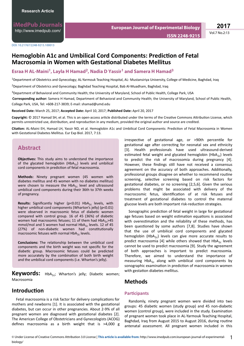 gestational diabetes mellitus and macrosomia a literature review