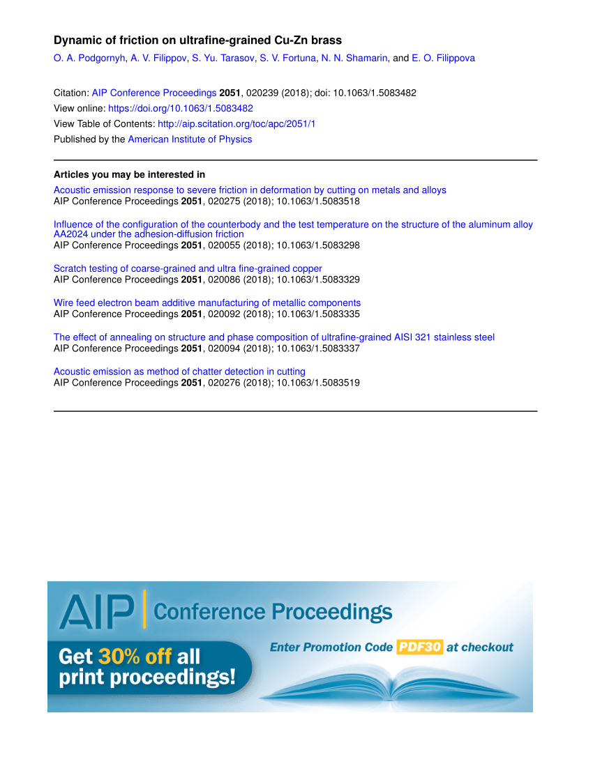 Effect Of The Cutting Speed V On The Shear Stress T Int