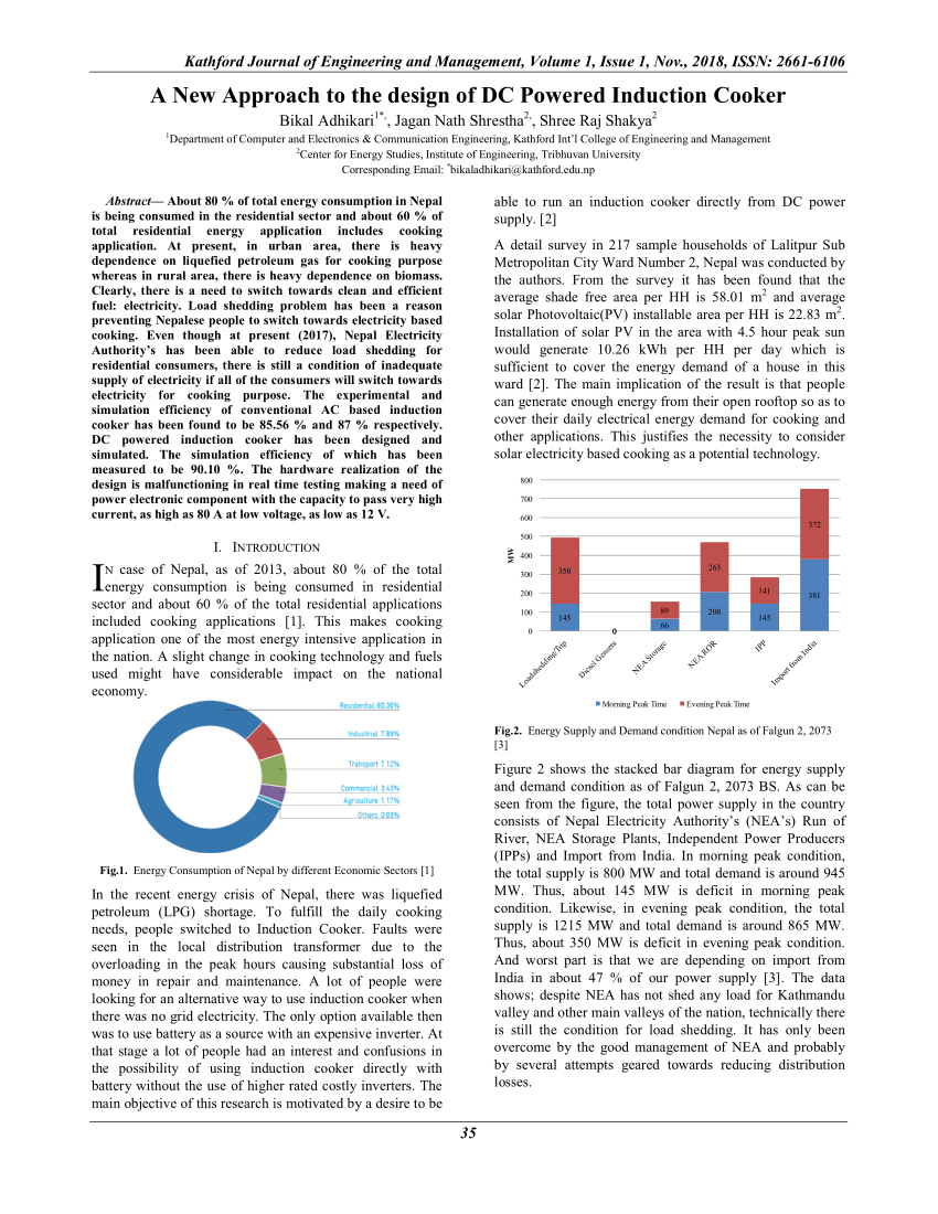 Pdf A New Approach To The Design Of Dc Powered Induction Cooker