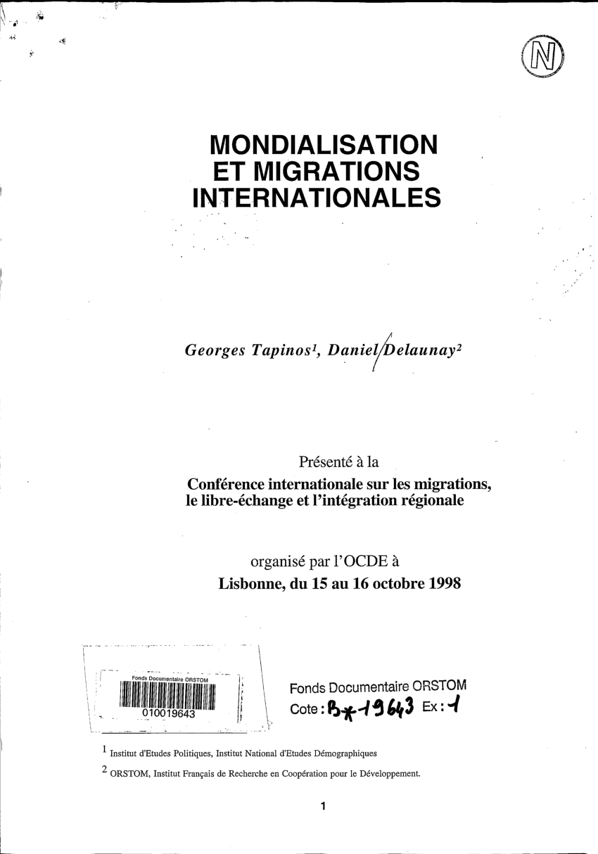 dissertation migrations internationales