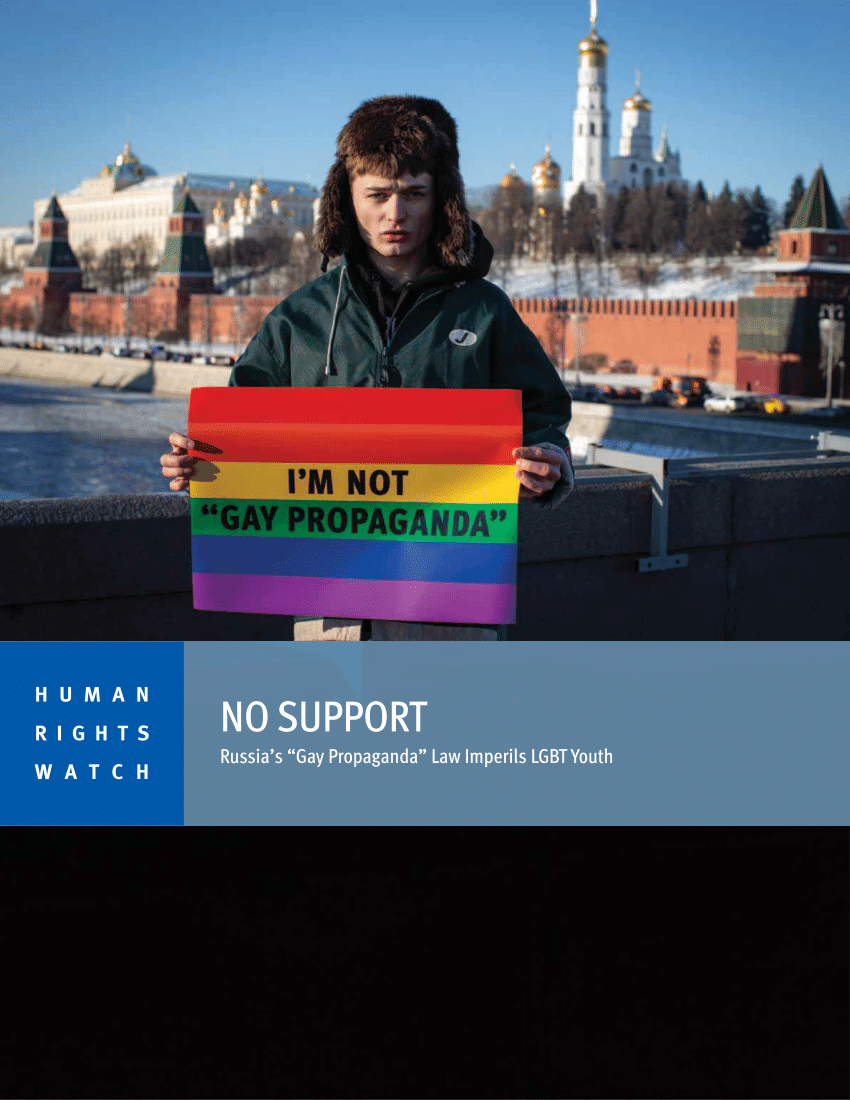 Pdf No Support Russias “gay Propaganda” Law Imperils Lgbt Youth