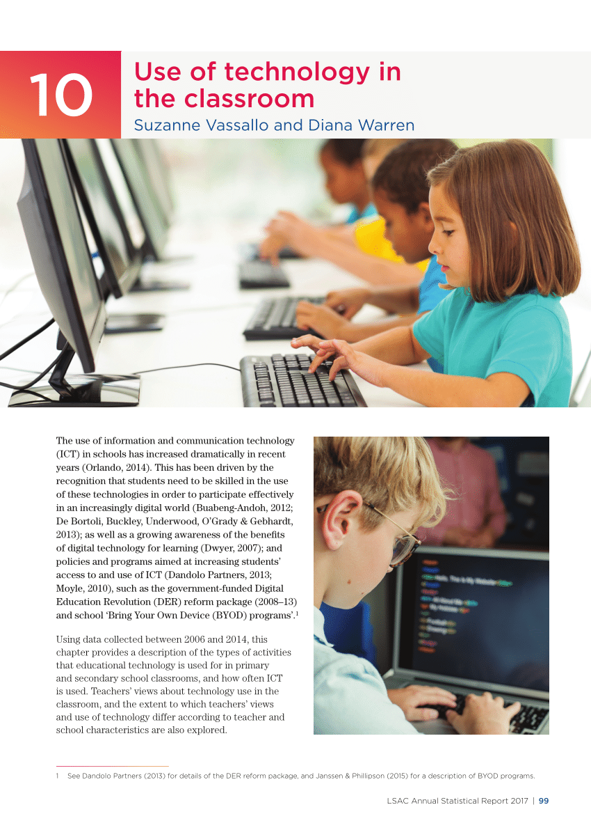 articles about technology on education