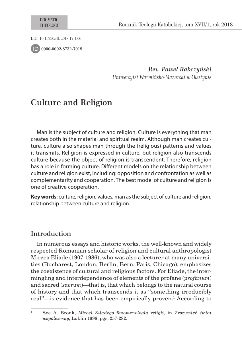 case study in religion