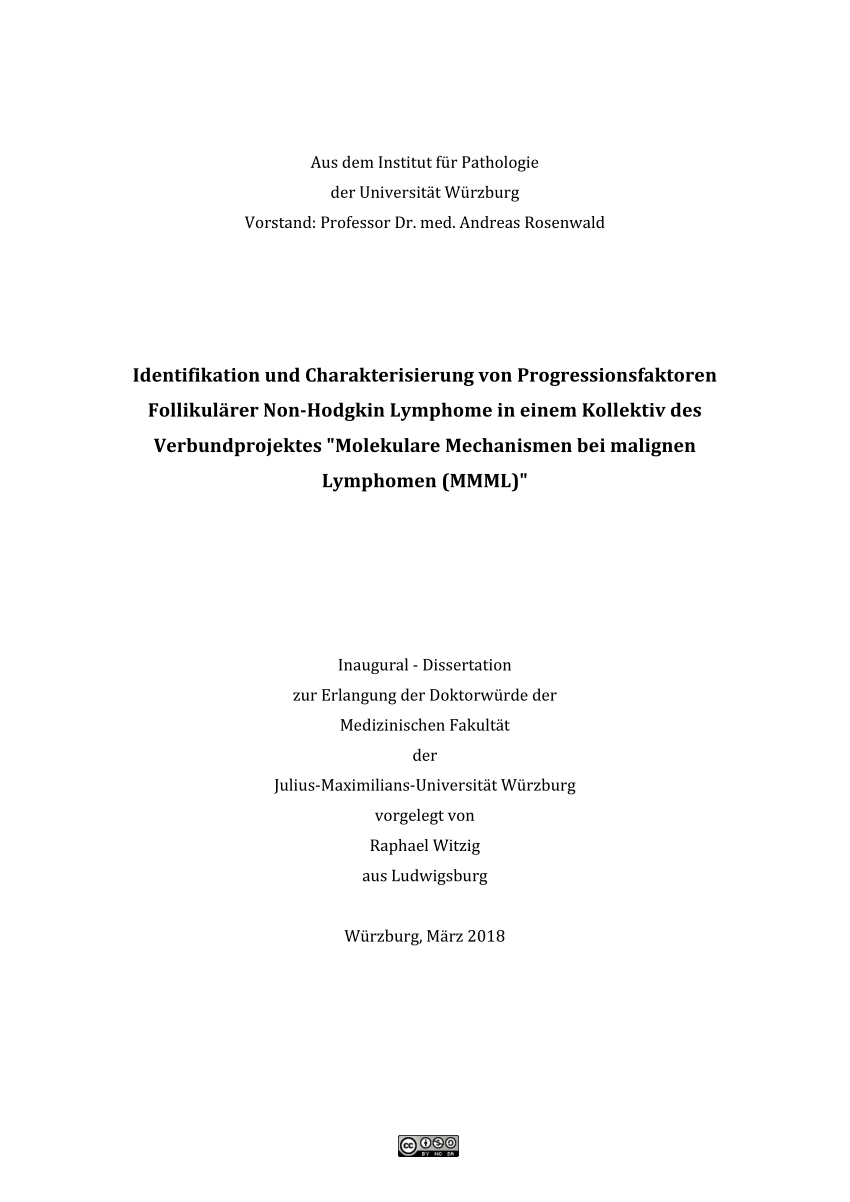 PDF) Identifikation und Charakterisierung von Progressionsfaktoren ...