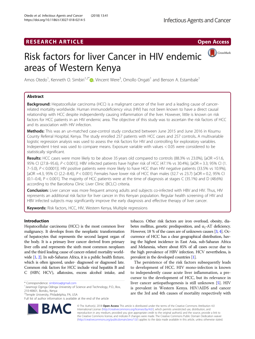 hiv and liver cancer