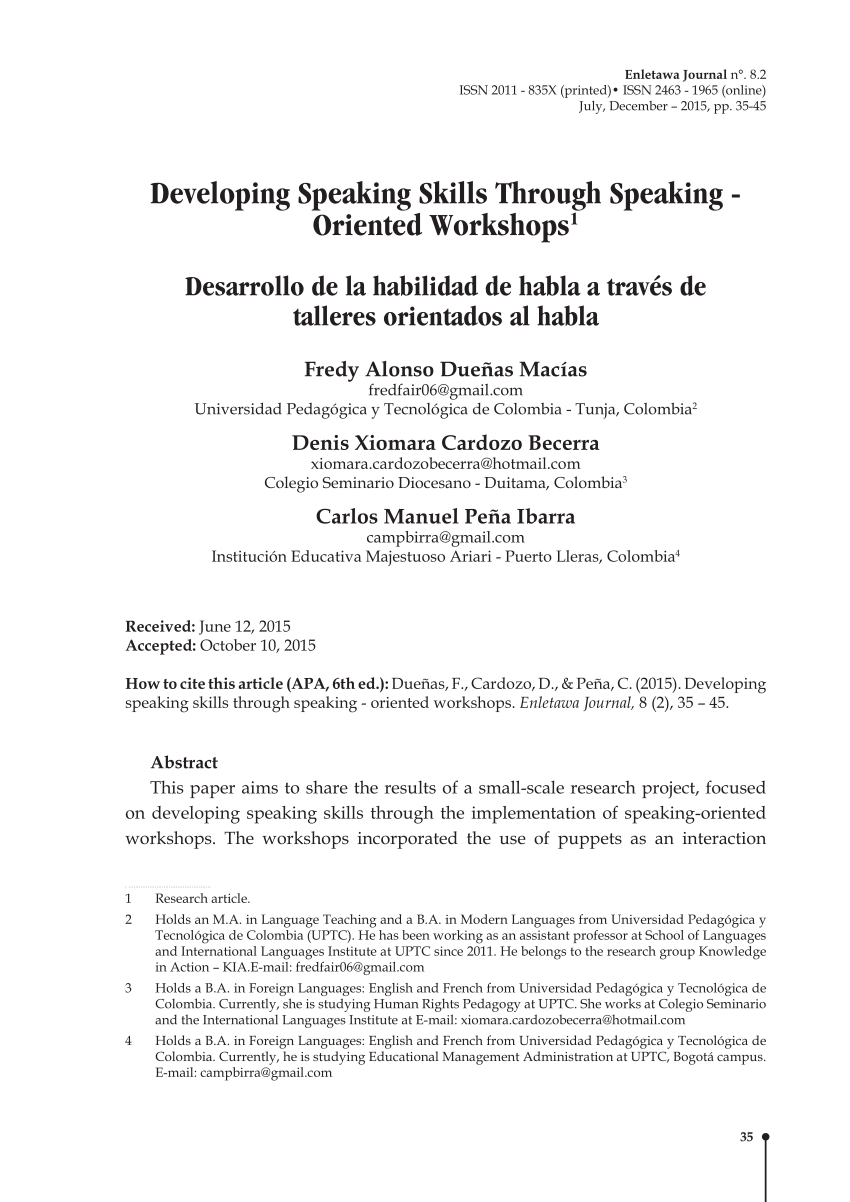 essay on strategies for developing speaking skills