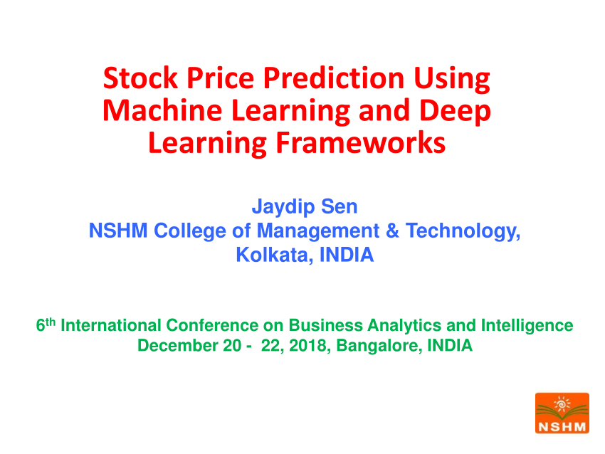 research papers on stock market prediction using machine learning