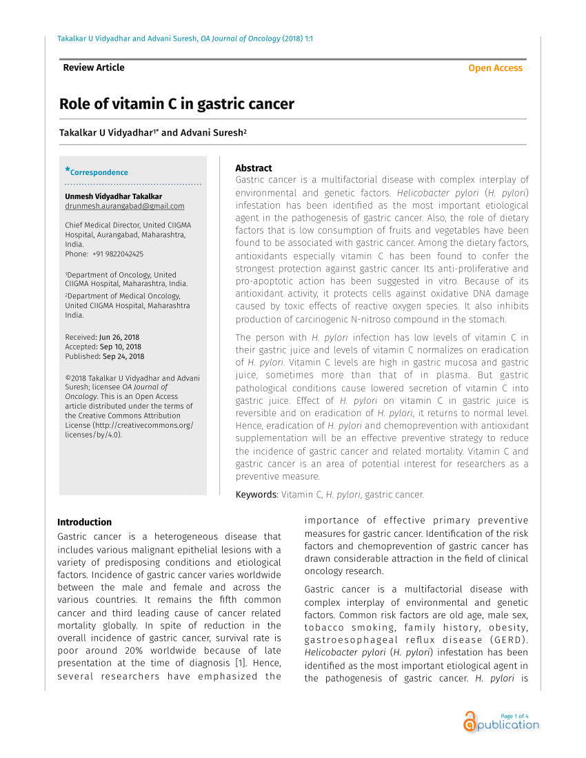 Gastric cancer nutrition