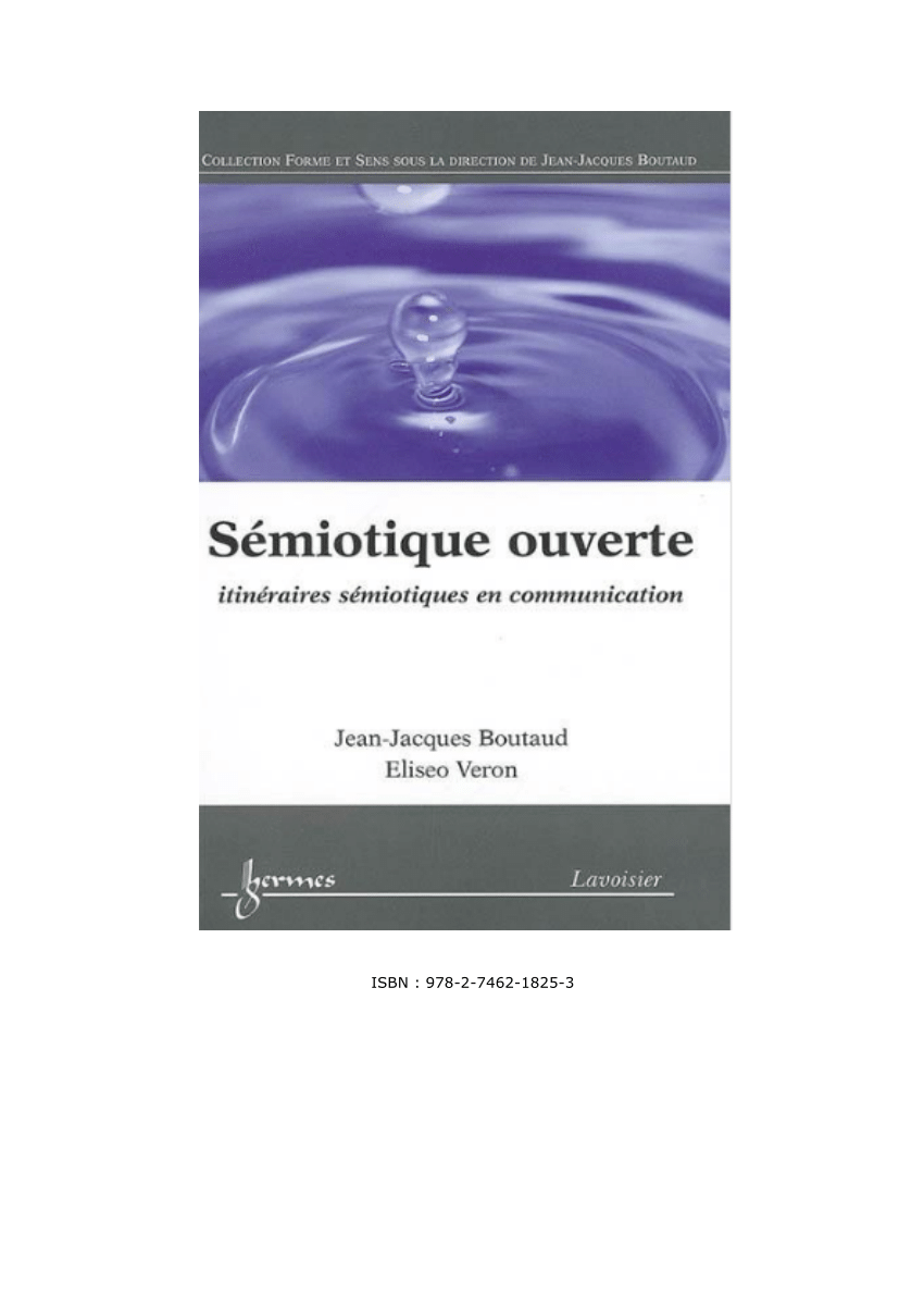 Pdf Sémiotique Ouverte Introduction - 