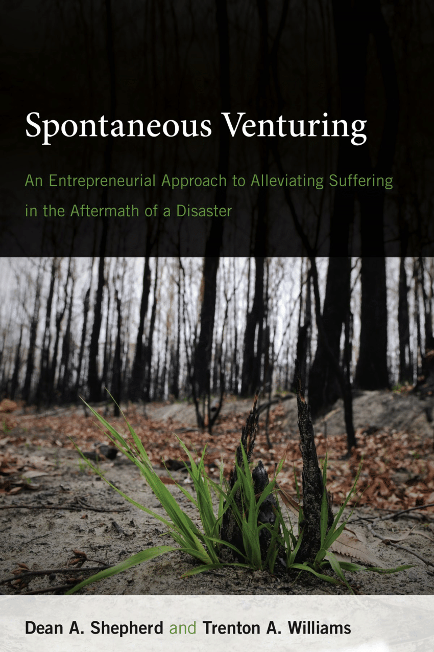 PDF) Spontaneous Venturing: An Entrepreneurial Approach to Alleviating  Suffering in the Aftermath of a Disaster