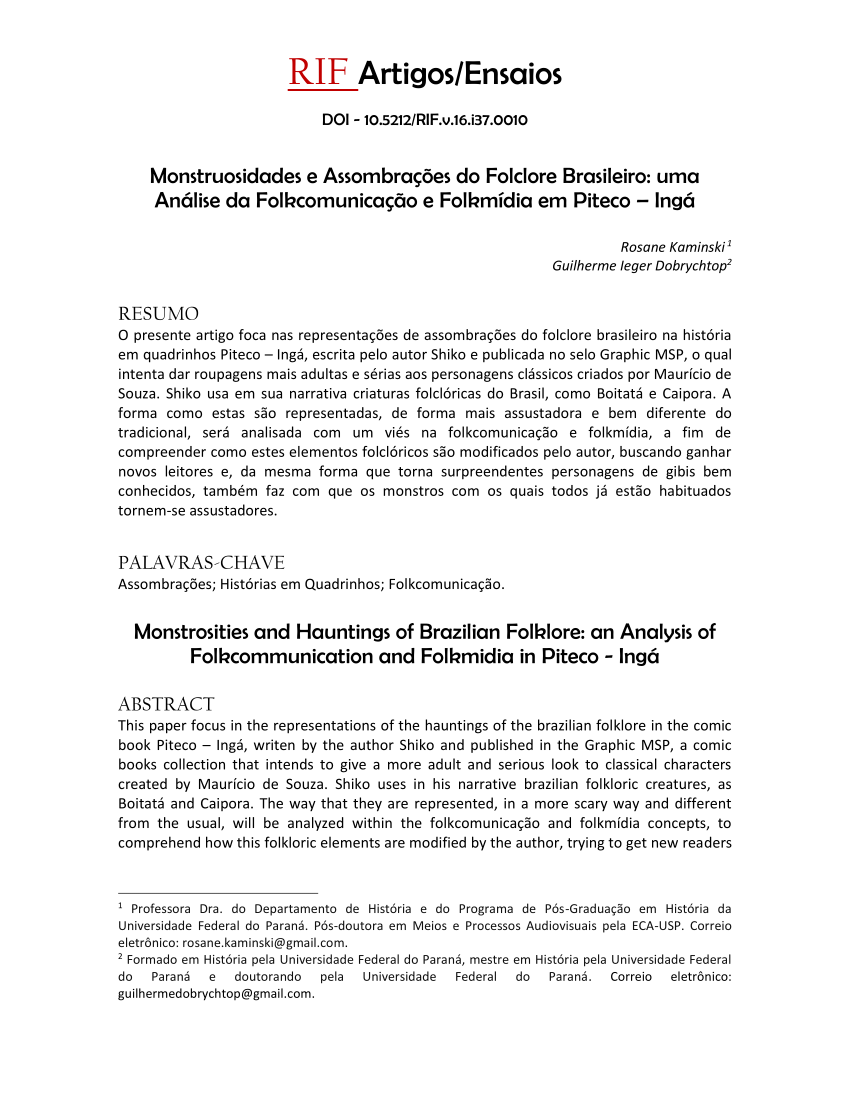 PDF) Monstruosidades do fantástico brasileiro - E-Book